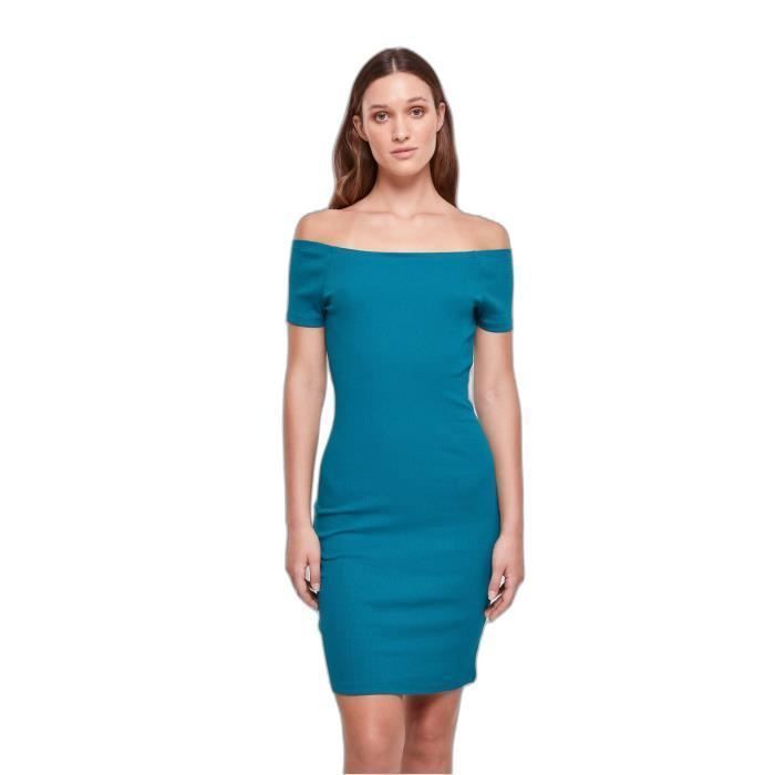 Robe Femme épaules Dénudées Taille 12 Rouge - Extensible Genou Occasion Très Bon état