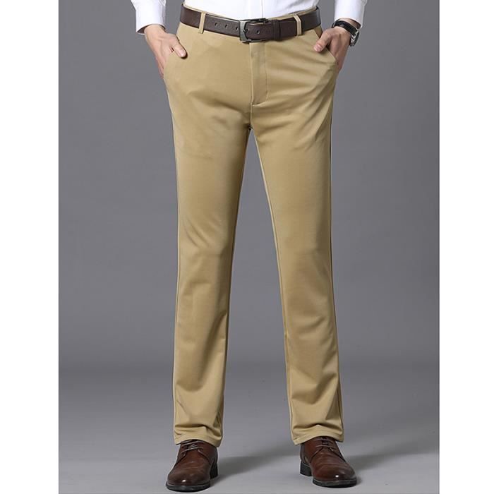 Homme Pantalon Chno Pantalons de Joggng Poche mprmer Jambe drote