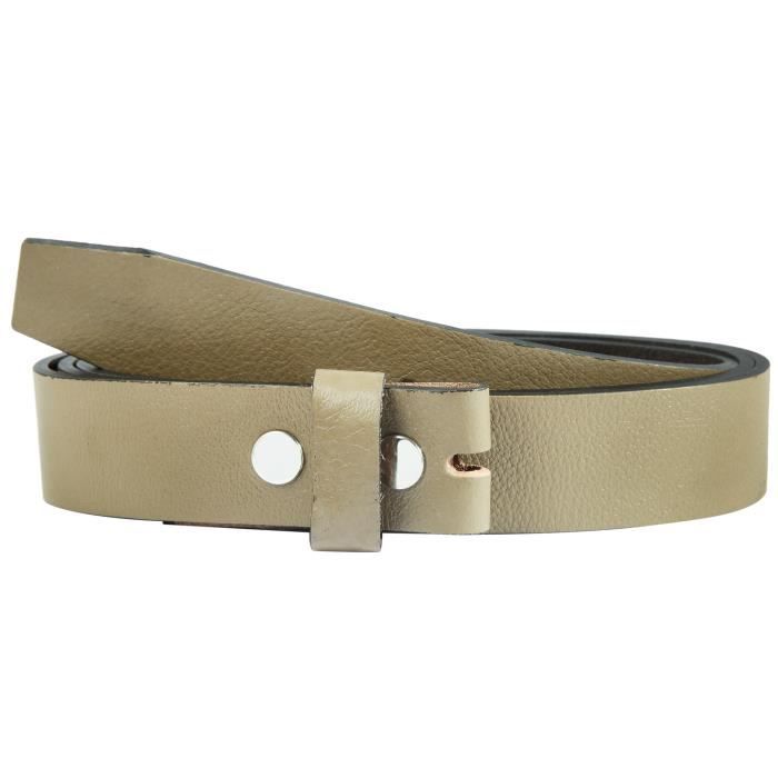 Ceinture Cuir Véritable Femme – Marron, Longueur 93cm (taille 36 à 42)