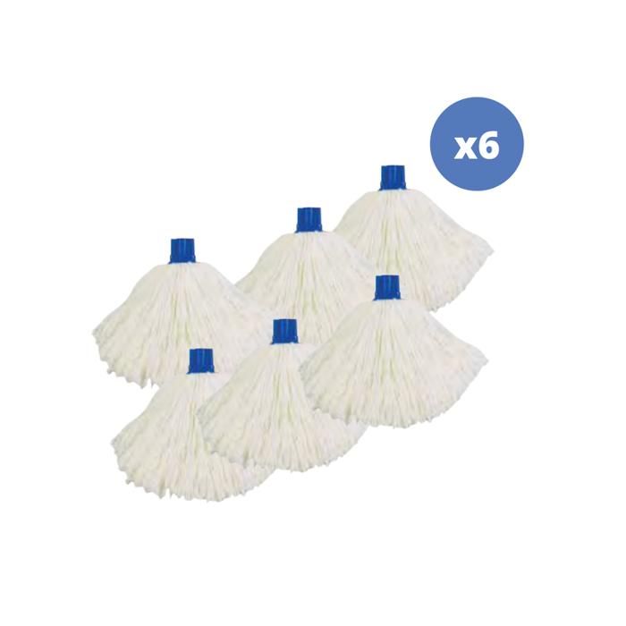 5 Têtes Microfibre Pour Serpillère Magique - Rechange Universel 360° - Lavable