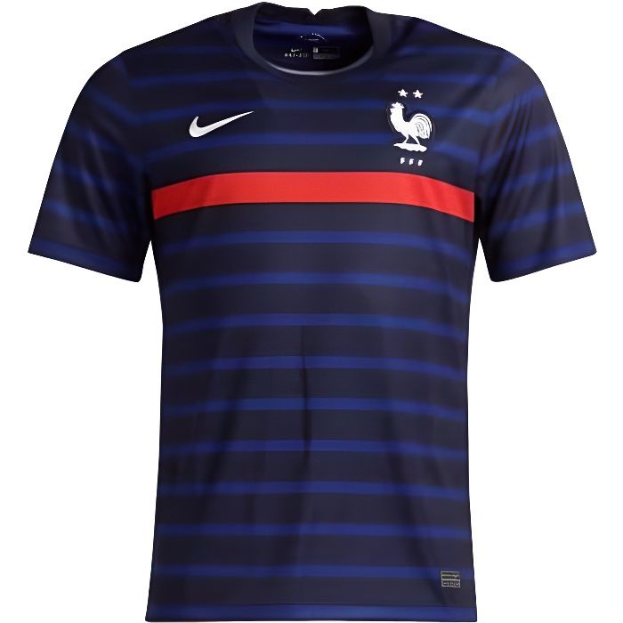 NIKE Maillot de Football FFF Domicile 20 - Mixte - Bleu