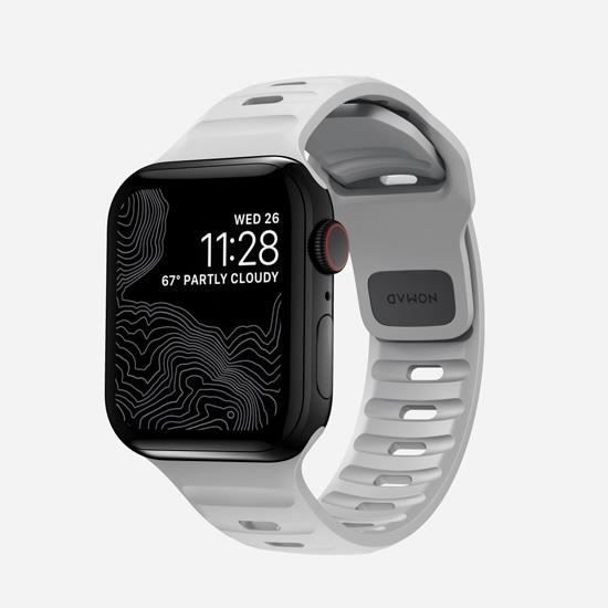 Bracelet de sport - NOMAD - Sport Strap V2 - Silicone LSR - Étanche - Compatible Apple Watch