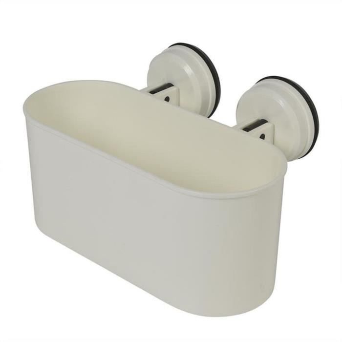 Proplus Etagere De Salle De Bain A Ventouse 6kg Plastique Blanc Achat Vente Meuble Etagere Proplus Etagere De