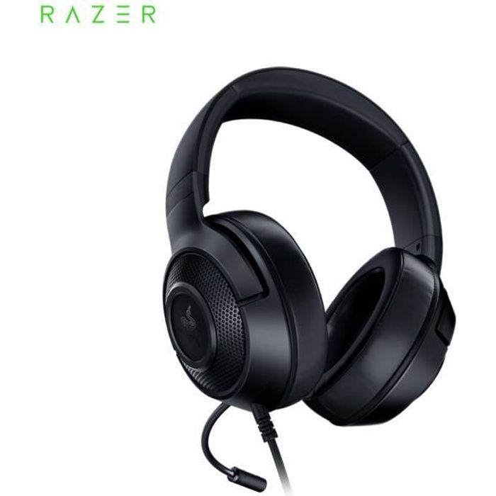 Razer kraken x lite casque arceau noir (razer kraken x lite 7.1 headset) -  Conforama
