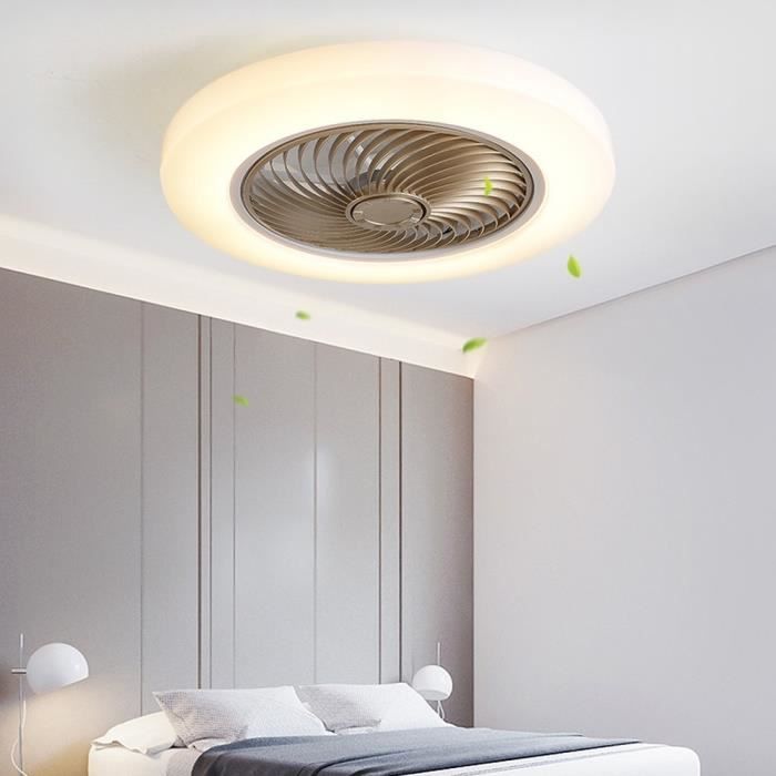 Ventilateur de plafond 132cm 3 pales en bois, 6 vitesses et timer, Moteur DC réversible, naturel Ventilateur de plafond 132cm 3 pales en bois, 6 vitesses et timer, Moteur DC réversible, naturel