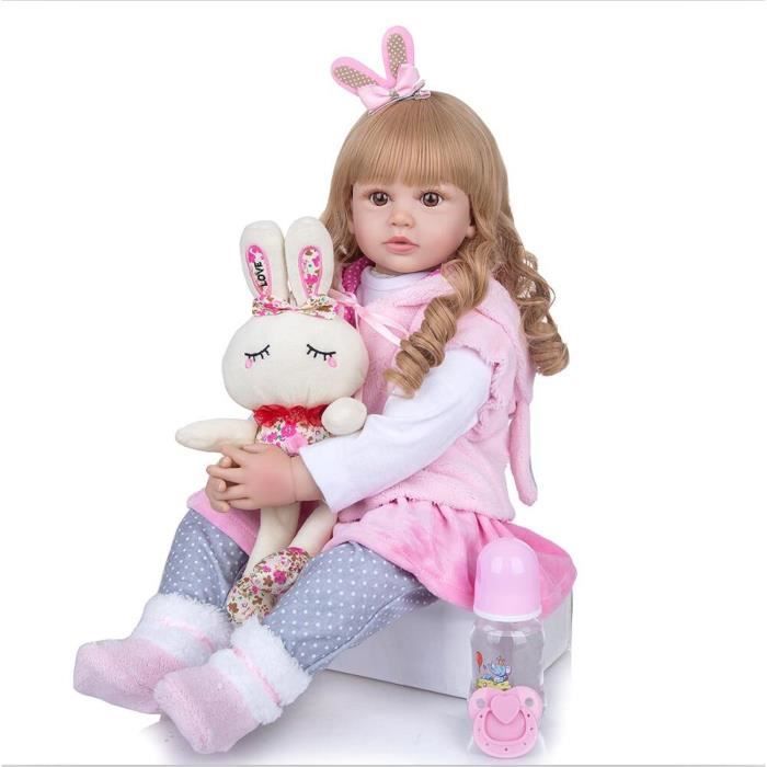 Acheter Poupée d'animal en peluche simulée, jouet pour enfants, berceuse  confortable pour le sommeil, poupée, poupée endormie