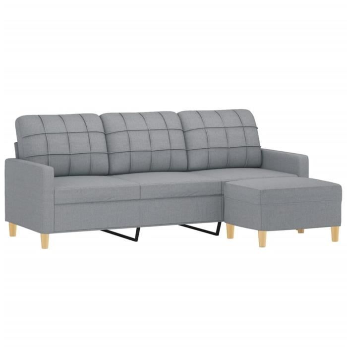 Canapé 3 places gris Maisons du Monde - Mr Scandinave