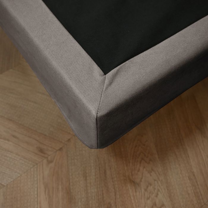 Cache-sommier beige RONDA 180x200 cm - SOMEO - Beige - Someo Cache-sommier beige RONDA 180x200 cm - SOMEO - Beige - Someo