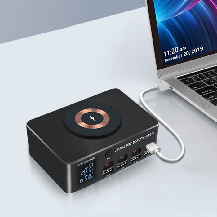 Gan Tech 4 Ports 300w Usb C Pd 140w 100w Usb-a Qc3.0 30w Gan Charger