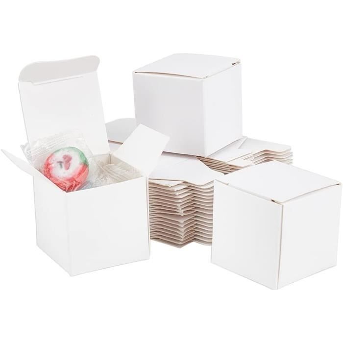 20 Boîtes Cadeaux Kraft 9.7x7x3 Cm - Carton épais, Pour Bijoux, Bonbons, Mariage, Anniversaire, DIY - 6