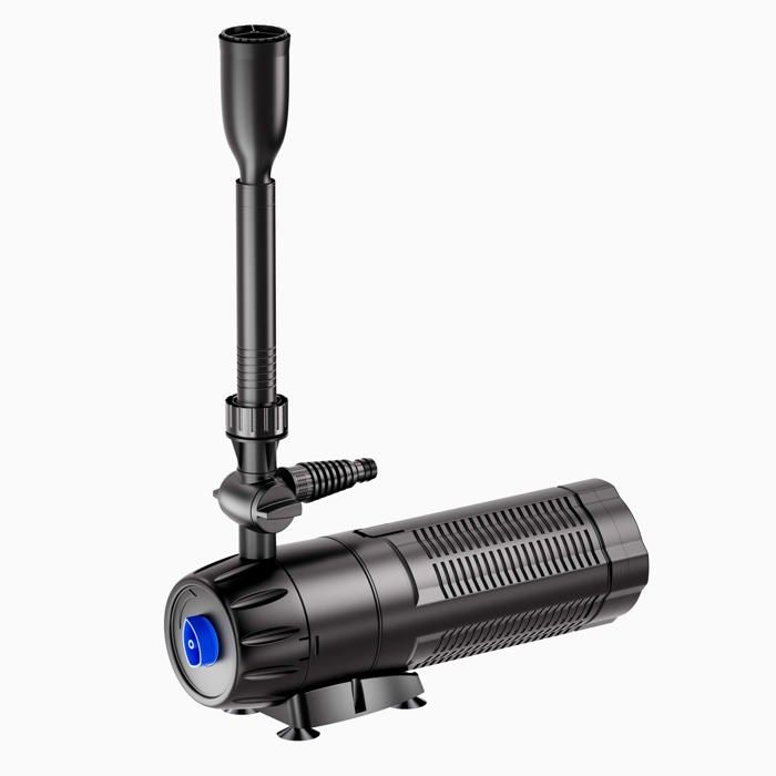 SunSun CUP-359 UVC 9W Clarificateur Et Pompe Fontaine Pour Bassins Jusqu’à 12000L - Débit 2000L/h 45W