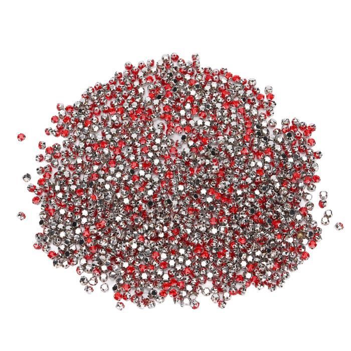 Œil De Cheval Perles À Dos Plat Bijoux Accessoires De Vêtement (Rose