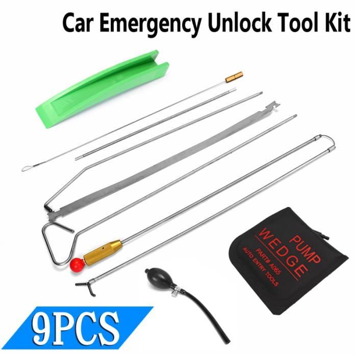 TEMPSA Kit de déverrouillage d'urgence pour porte de voiture outils  réparation - Cdiscount Auto
