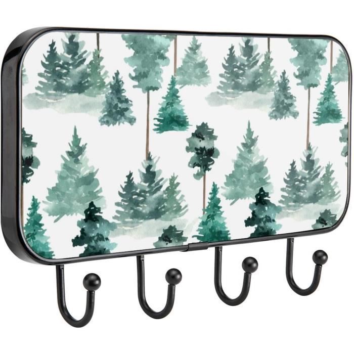 Porte Clef Mural à 6 Crochets, 2 Façons Installer Porte Clé Mural Et 2 Facons Installer Porte Cle Mural Et Porte Courrier Decoratifs Accroche Cle Mural Pour Entree Couloir Bureau 99140585