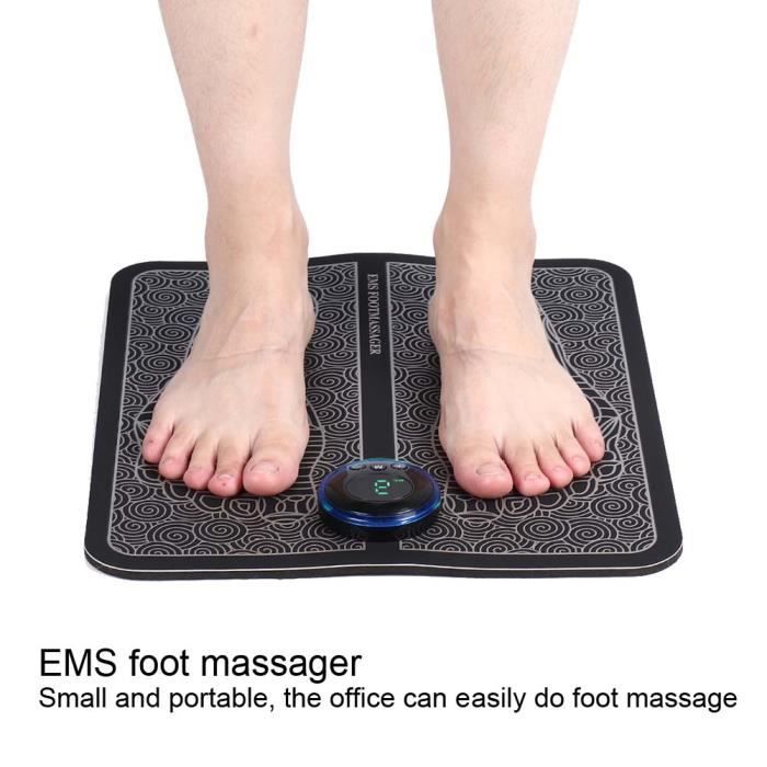 Electric EMS Foot Massage Pad Feet Acupuncture Stimulator Massager Rechargeable HAN9 Cdiscount Electromenager