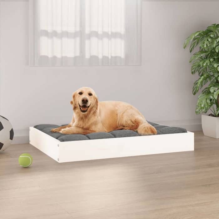 Lit Pour Chien vidaXL 71,5 x 54 x 9 cm – Bois de Pin Solide - vue 3