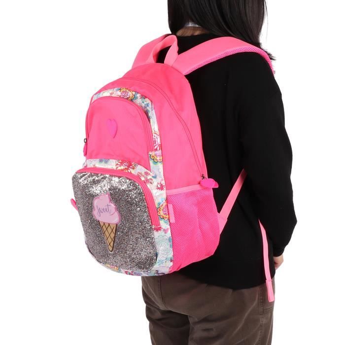 Sac à Paillettes Personnalisable Licorne Pour Enfants - Sac Scolaire, Bandoulière Réglable - Healeved - 8