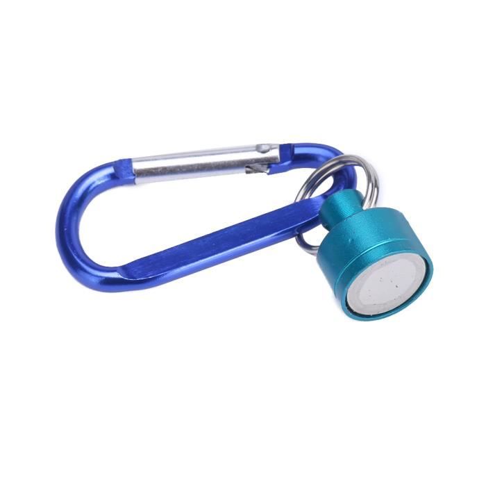 DURHAND Caisse Boite à Outils En Métal Transportable Avec 3 Poignées, 2 Loquets, Dim. 50L X 26l X 18 5h Cm Bleu~1k7tvp1c88000