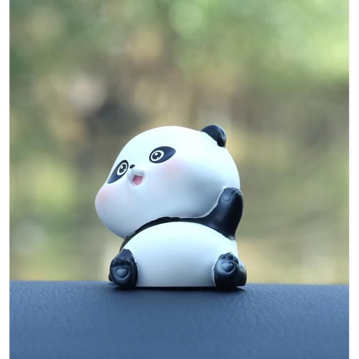 KIT D'AMENAGEMENT INTERIEUR ,Or--Figurine de Panda en résine pour tableau  de bord de voiture, 1 pièce, décoration de jardin, Miniatu - Cdiscount Auto