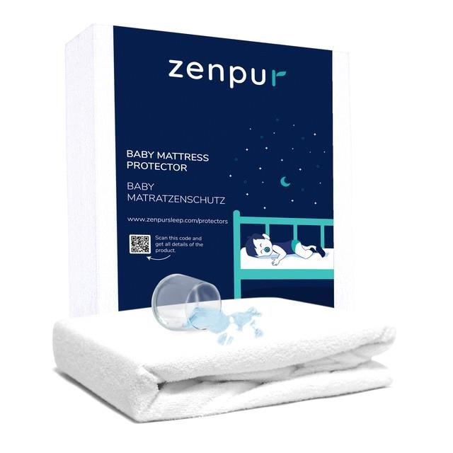 Zenpur Protege Matelas Bebe 60 X 1cm Premium 100 Impermeable Anti Acariens Anti Bacterien Cdiscount Maison Zenpur Protege Matelas Bebe 60 X 1cm Premium 100 Impermeable Anti Acariens Anti Bacterien Cdiscount Maison