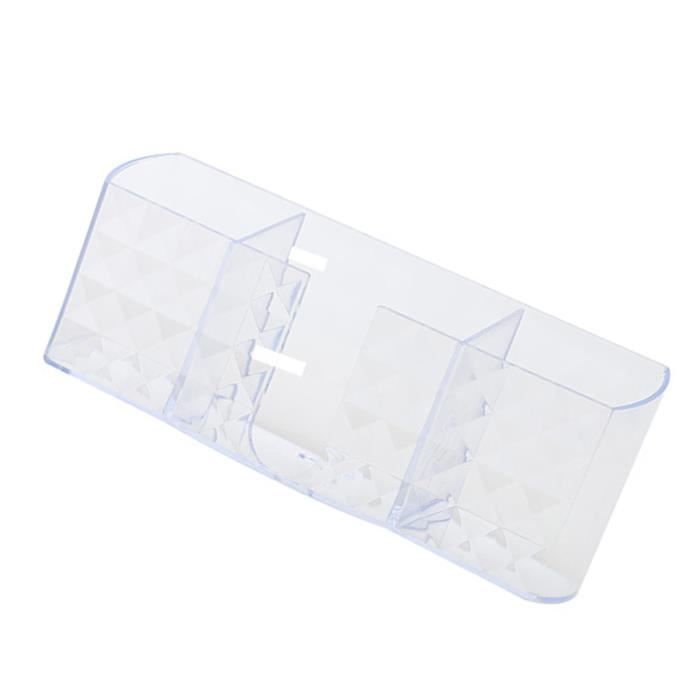 Boîte De Rangement Pour Télécommandes DAZZLEEX En Acrylique - Support Mural Simple Ou Double Grille