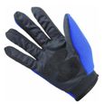 Gants de moto d'été à doigts complets pour enfants Bleu-1