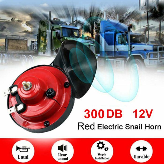 Klaxon Double Ton 110 DB Pour Voiture, Moto, Camion – Installation Facile, Son Puissant Et Agréable