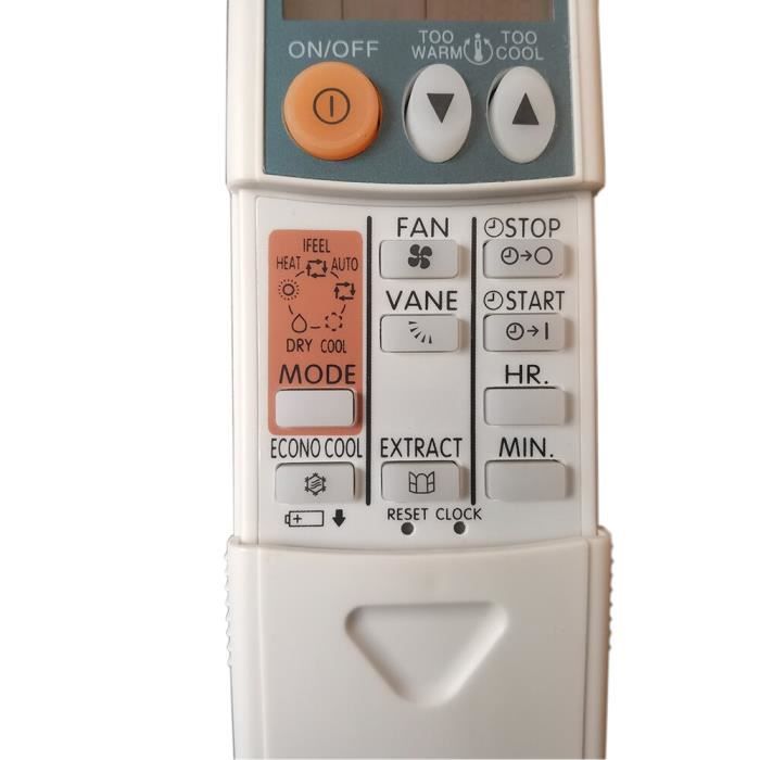 Télécommande Pour Climatiseur Mitsubishi KM04F - Occasion Bon état, Fonctionnelle, Fabriquée En France