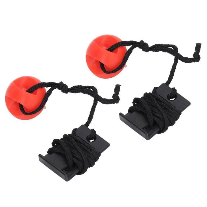 Vvikizy Interrupteur de sécurité pour machine à courir Clé de sécurité pour tapis roulant, 2