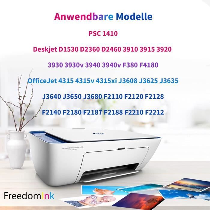 21Xl 22Xl Cartouches D'Encre Compatibles Avec Hp 21 22 Xl Multipack