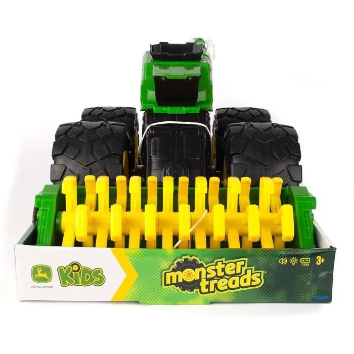 John Deere Tronçonneuse Jouet Motorisée, Outil Imitation Avec Lumières Et Sons, Lame Rotative, Batterie Amovible, Pour Jeux Enfants Intérieur Extérieur, Sécurisé Et Durable, Dès 3 Ans
