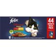 FELIX Tendres Effilés Délicieux Duos en Gelée - Sélection de la Campagne aux Légumes - 44x85 g - Sachets fraîcheur pour chat adulte-2