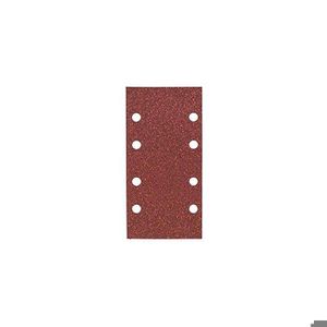 FEIHU - 50 Feuilles Abrasives Grain 60 Pour Ponceuse Vibrante - 93x185mm 8 Trous - Ponçage Bois, Peinture, Métal