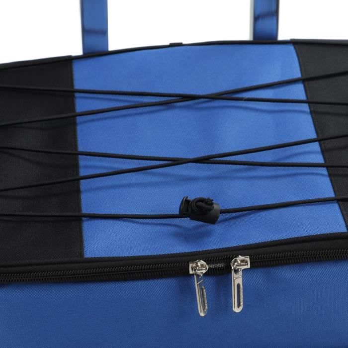 Glacière à Roulettes 35L - Sac Isotherme Portable Imperméable En Tissu Oxford, Pour Pique-nique Et Voyage