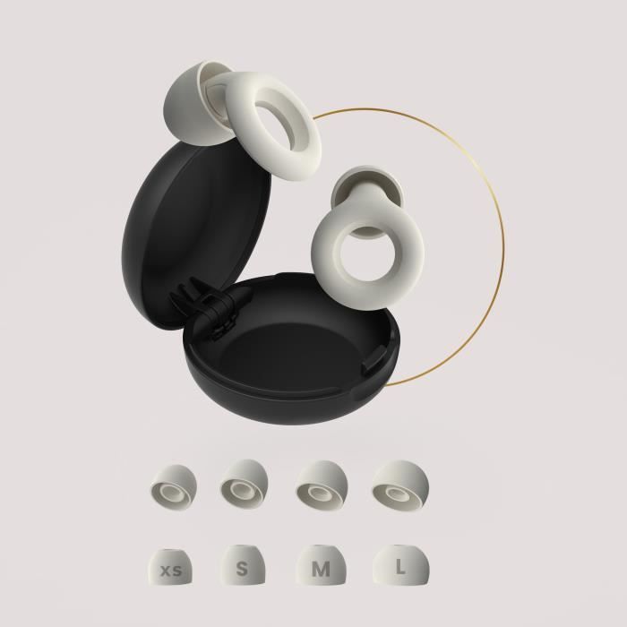 ACWOO Bouchons d'Oreille Antibruit pour Sommeil, 2 Pièces Bouchons  d'oreilles en silicone, Anti-bruit Bouchons d'oreilles Confortables pour le