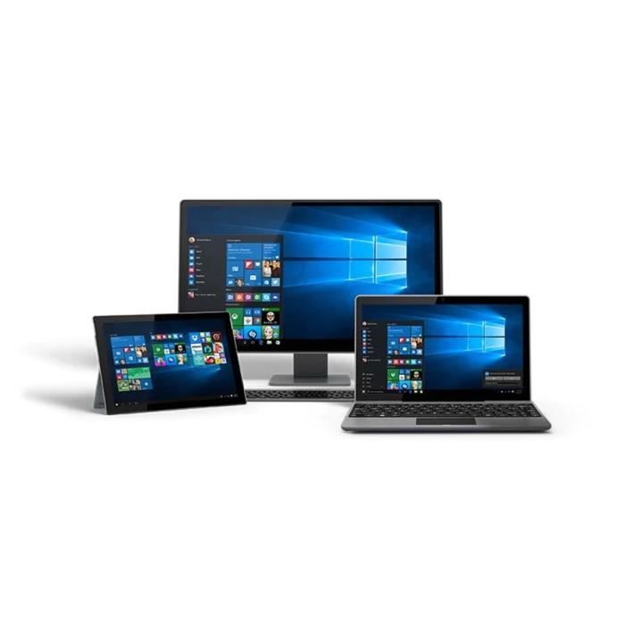 Microsoft Windows 10 S - 32 / 64 bits - Clé licence à télécharger