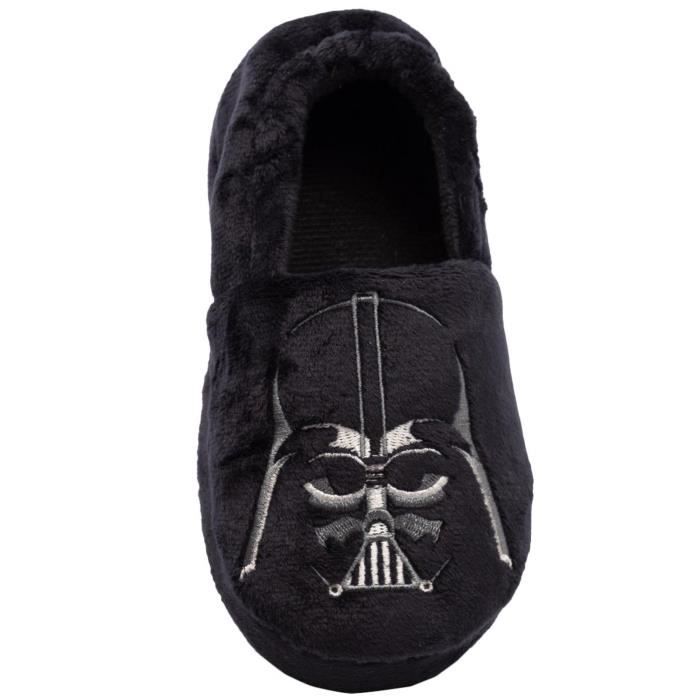 Chaussons Star Wars Gar on Logo Dark Vador enfiler
