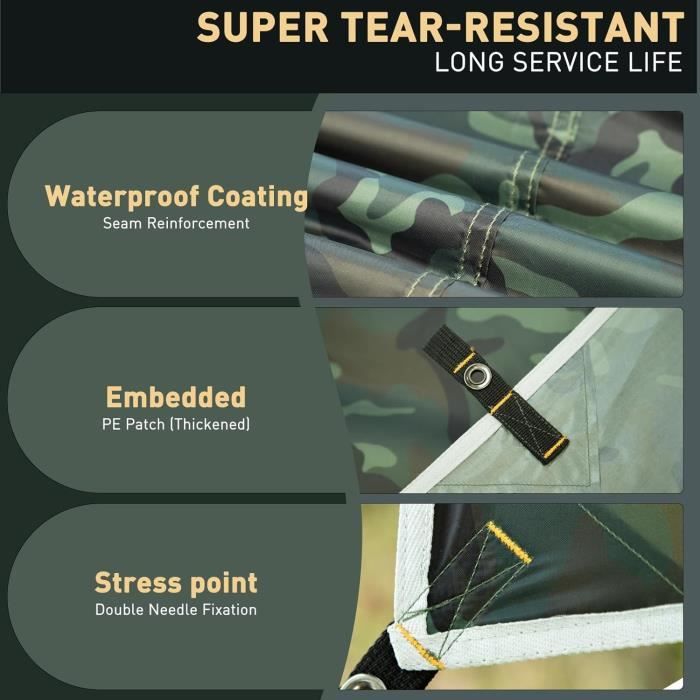 Bache Imperméable Etm® Avec Oeillet | Bache De Protection Extérieur