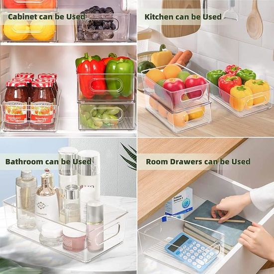 MDesign Organisateur De Rangement Pour Garde-manger / Réfrigérateur En