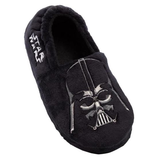 Chaussons Star Wars Gar on Logo Dark Vador enfiler