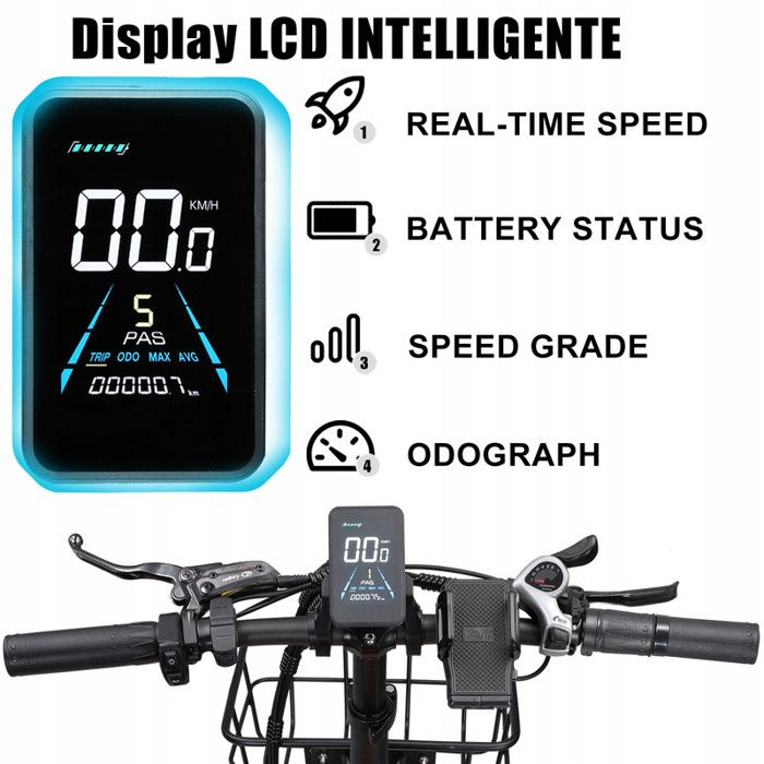 Vélo électrique KETELES KF9 Fatbike 20" - Moteur 1000W/2000W 48V - Autonomie 75km - VTT électrique Neuf