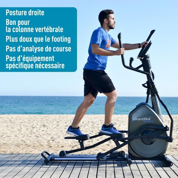Skandika crosstrainer elliptical carbon pro advance top
