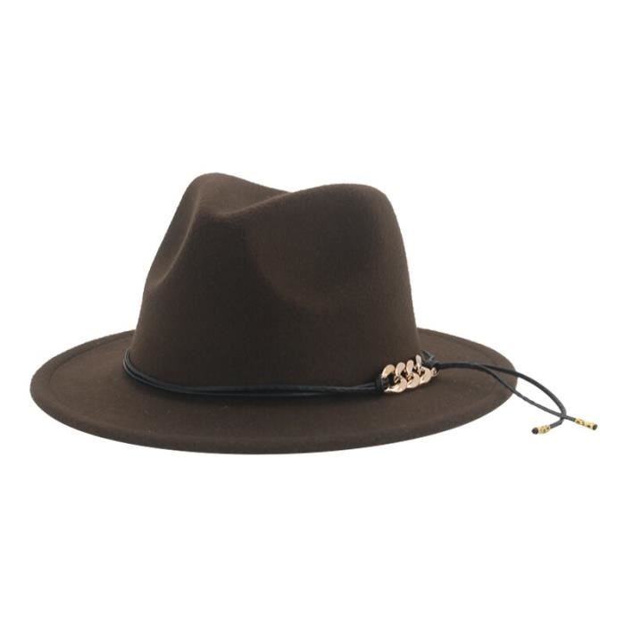 Casquette,chapeau femme bonnet casquette chapeau homme Chapeau Fedora  d'hiver pour enfants, Chapeau - Type caramel-52-54cm(kids)
