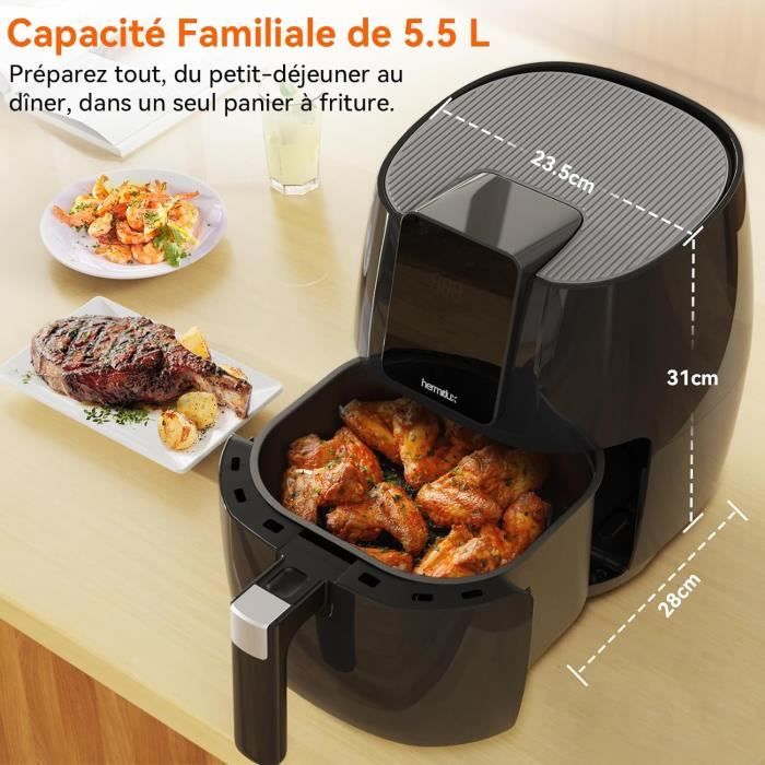 Accessoires Friteuse Sans Huile 5,5L Yidaxing - Set De 13 Pièces (moule à Gâteau, Pizza, Grille...) - Compatible COSORI, Philips...