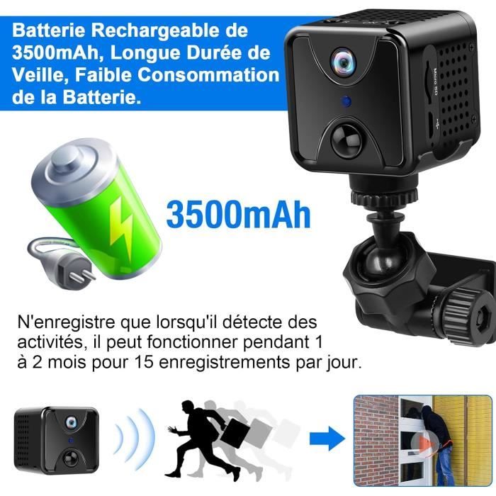 Caméra Cachée Wifi 2.4/5Ghz - Dissimulée Dans Un Réveil - Vision Nocturne, Détection De Mouvement - 1080P, Angle 120° - Contrôle Par Appli