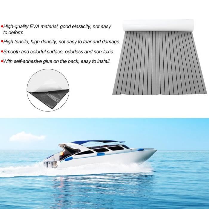 Cikonielf Tapis de Sol Bateau Marine Auto-adhésif en Mousse EVA Cikonielf Tapis de Sol Bateau Marine Auto-adhésif en Mousse EVA