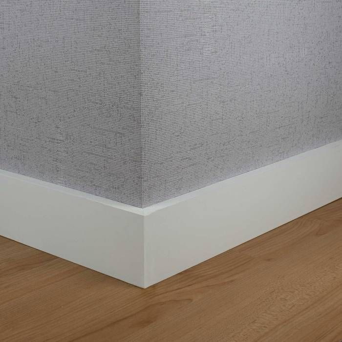 Plinthe MDF Hydro Prépeinte PROVISTON – 15x80x2440 Mm, Lot De 5, Blanc, Made In France