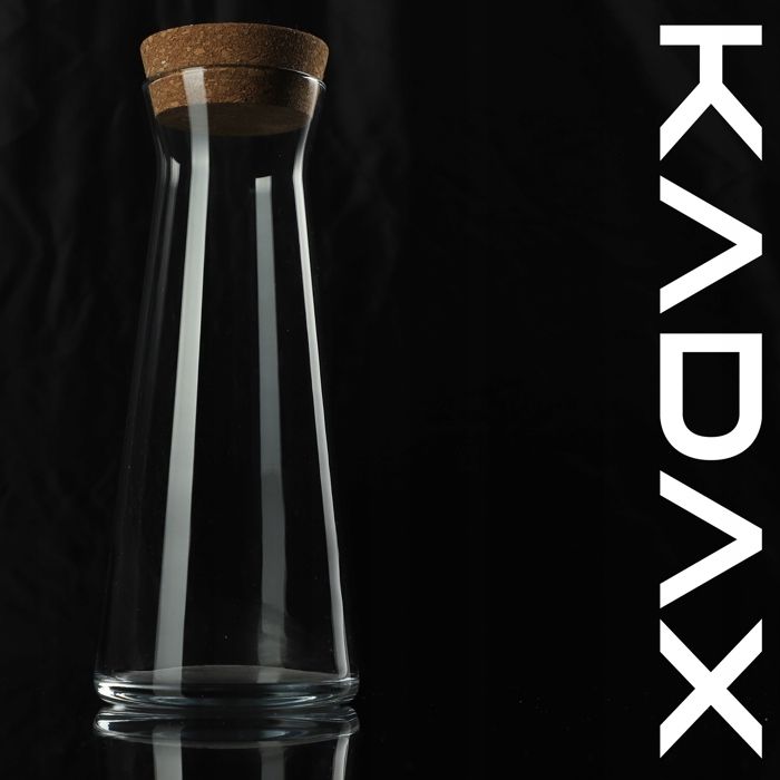 Carafe En Verre Borosilicate 1000 Ml Avec Couvercle Inox - Pour Thé, Jus, Eau - Wilmax