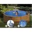 Kit Piscine Acier Aspect Bois Gre Mauritius Ronde 3 70 X 1 32 M Kit D Entretien Douche Achat Vente Piscine Kit Piscine Acier Aspect Bois Cdiscount