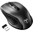 Souris Sans Fil 2.4G, VicTsing 2400 CPI Souris Optique Mobile avec Récepteur Nano USB 6 Boutons 2400 DPI (5 Niveaux Réglables)-0